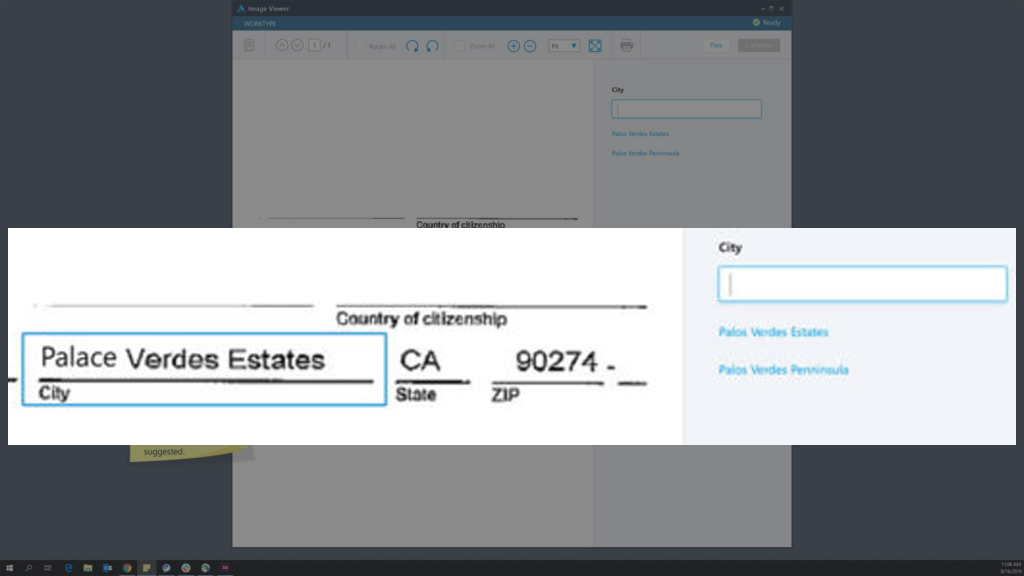 AI/ML input for common typos